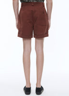 Fursac - Bermuda En Toile De Coton - Marron - Homme