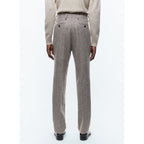 Fursac - Herringbone Trousers - Ecru