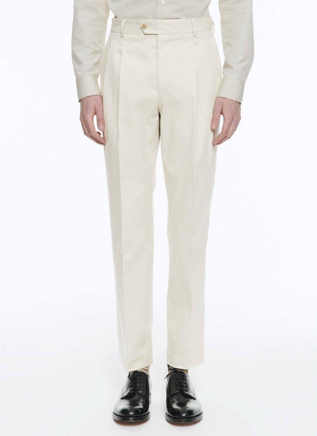 Fursac - Pantalon En Gabardine De Coton Beige - Beige