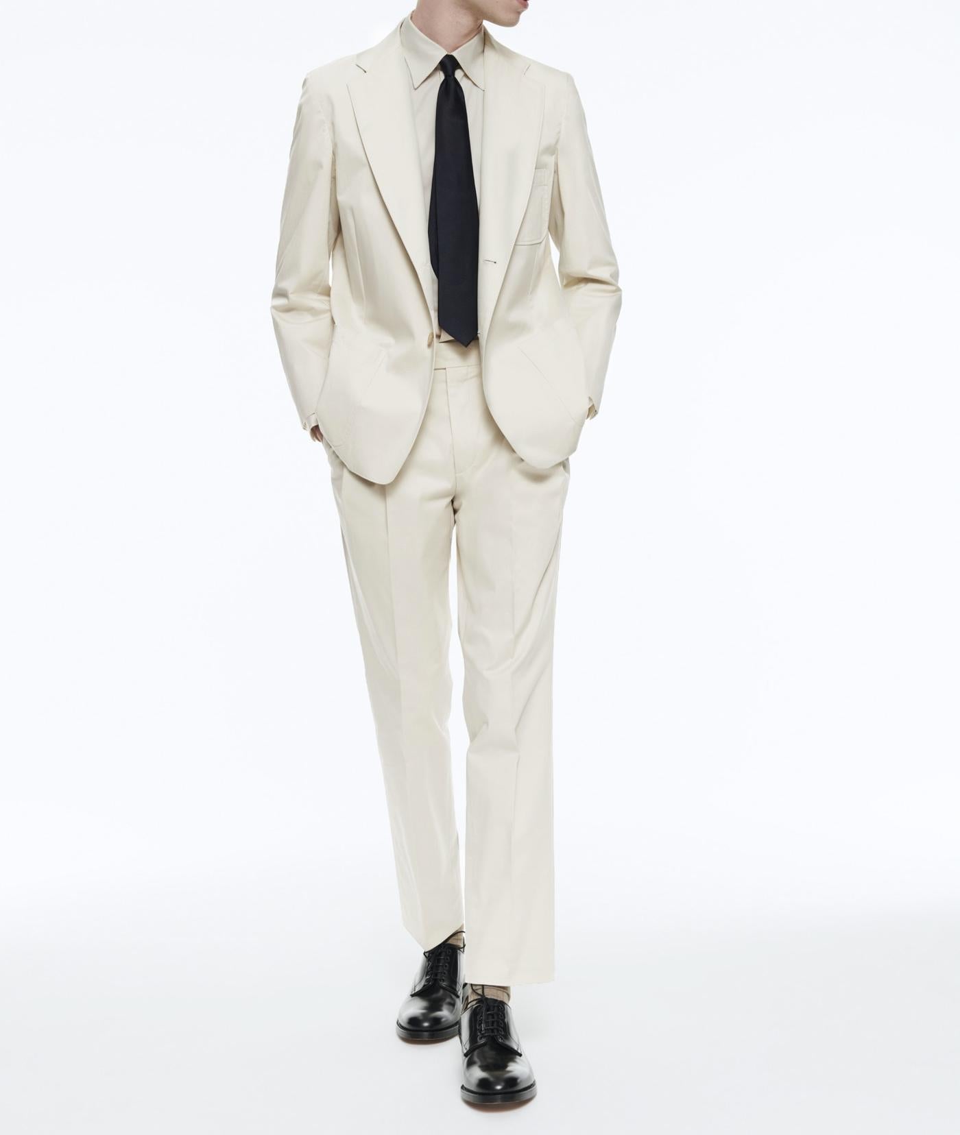 Fursac - Pantalon En Gabardine De Coton Beige - Beige