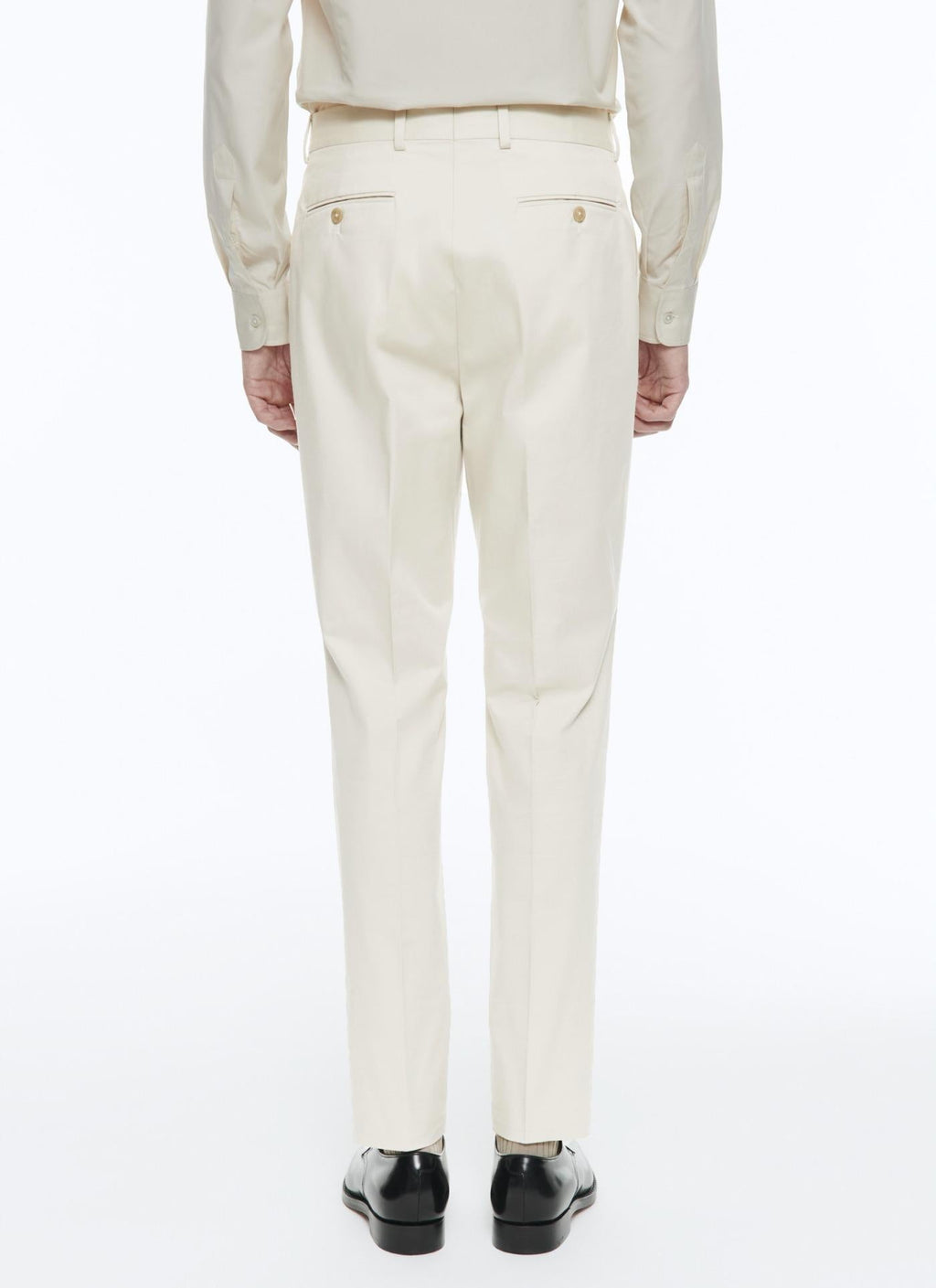 Fursac - Pantalon En Gabardine De Coton Beige - Beige