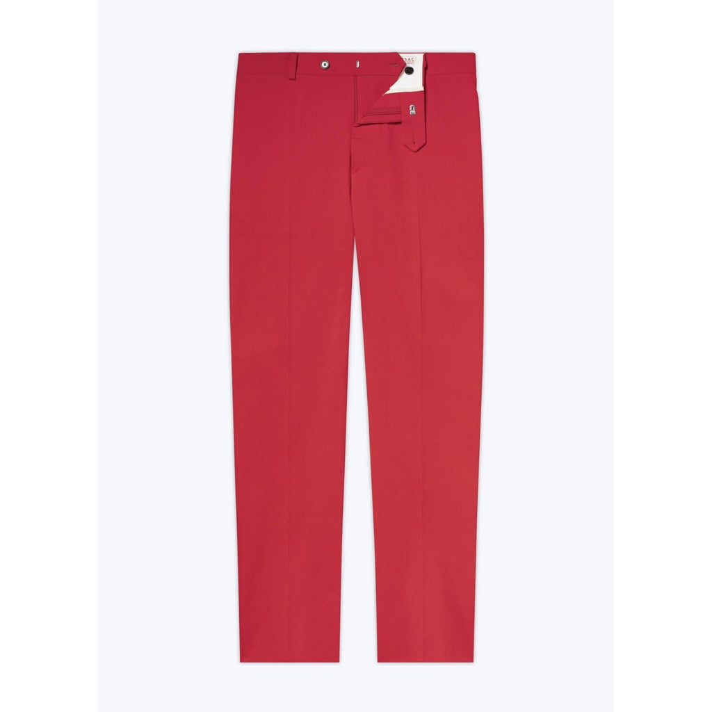 Organic Cotton Gabardine Chinos - Red