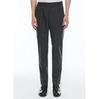 Pantalón de franela de lana elástica - Acero - Hombre