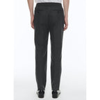 Pantalón de franela de lana elástica - Acero - Hombre