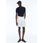 Fursac - Pleated Cotton Canvas Bermuda Shorts - White