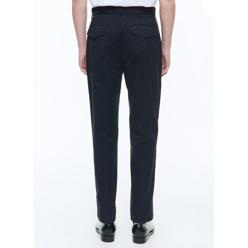 Pantalon En Gabardine Unie - Marine