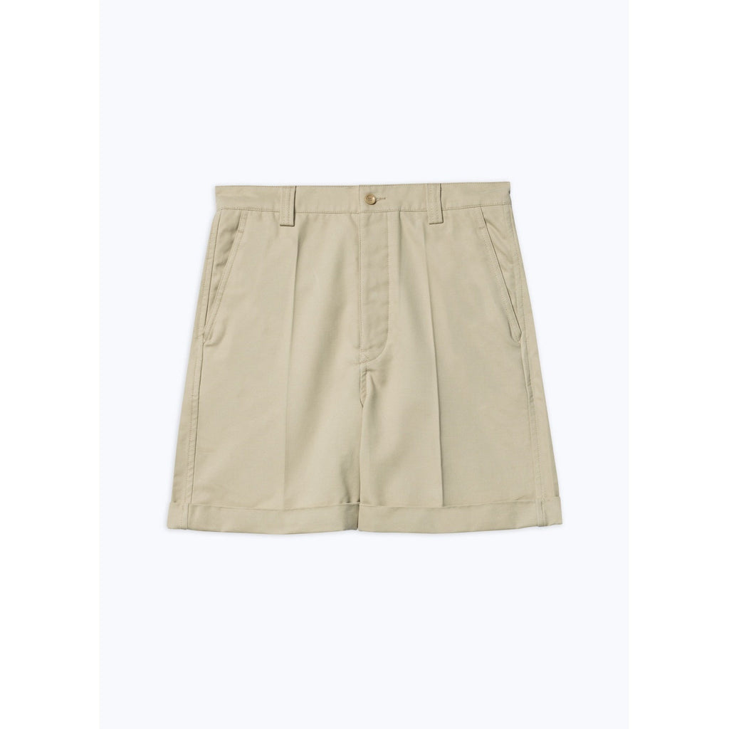 Fursac - Bermuda De Tela De Algodón - Beige