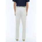 Straight-Leg Cotton Twill Chinos - White