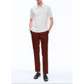 Fursac - Pantalon Chino En Serge De Coton - Brique