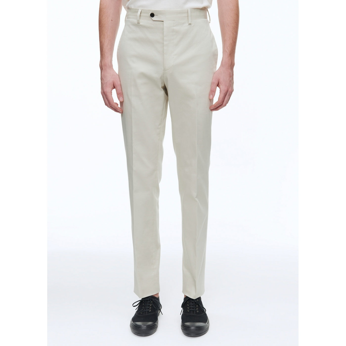 Chalk Gabardine Chino - Natural
