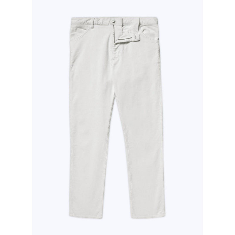 Pantalon En Velours Côtelé - Blanc