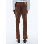 Fursac - Pantalon En Velours Côtelé Marron - Brun