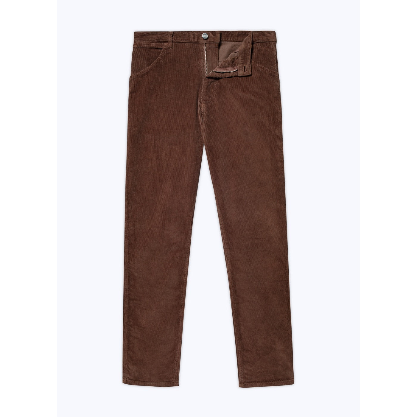 Fursac - Pantalon En Velours Côtelé Marron - Brun
