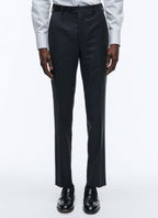 Fursac - Pantalón de Traje de Tela de Lana - Antracita - Hombre