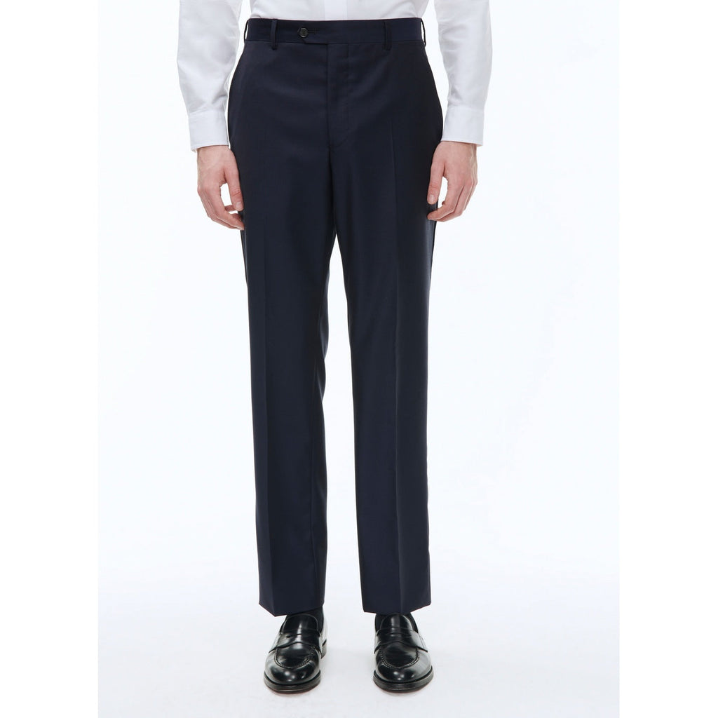 Fursac - Pantalon Costume Serge Unie Marine - Carbone