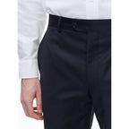 Fursac - Pantalon Costume Serge Unie Marine - Carbone