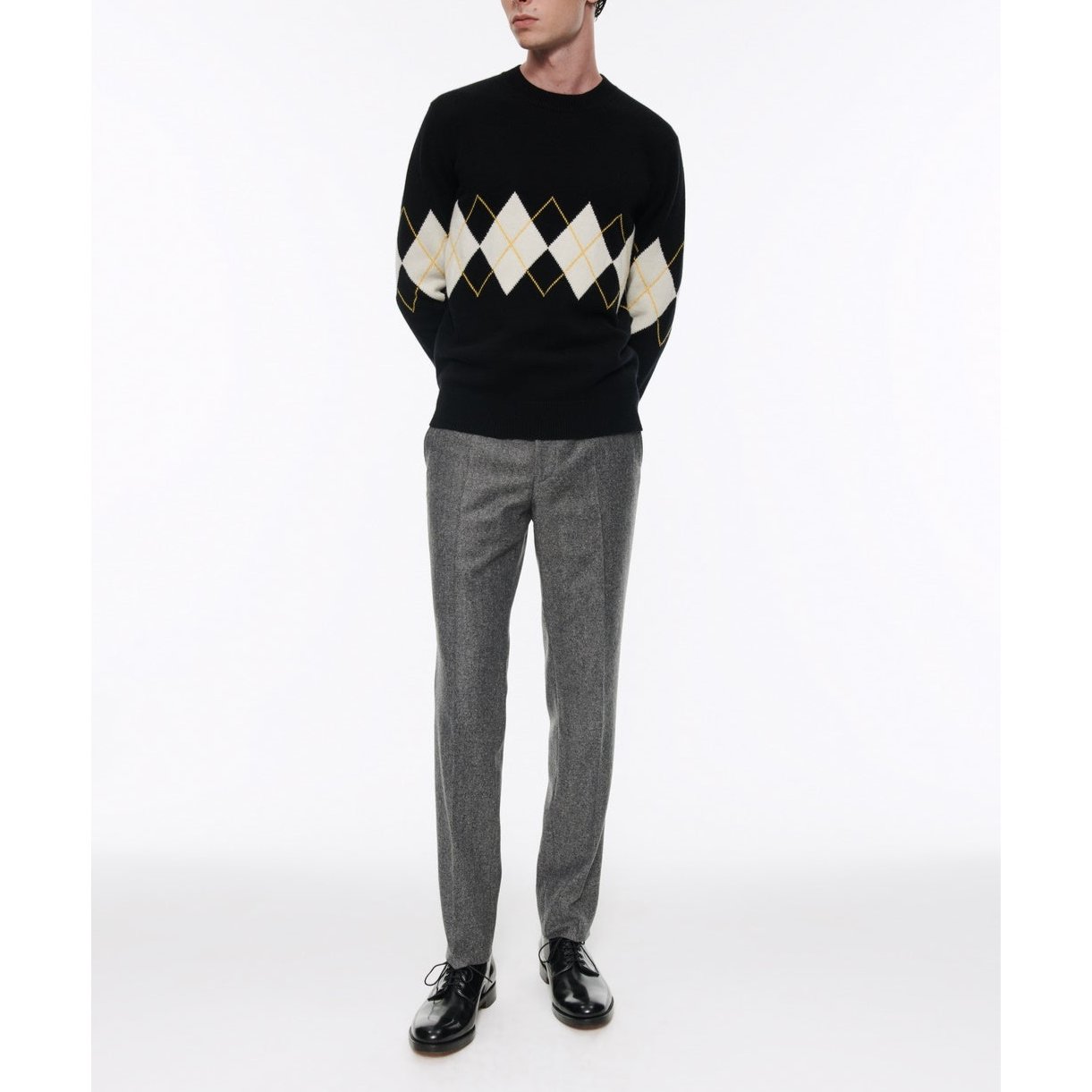 Fursac - Pantalón De Tweed De Lana - Quartz - Hombre