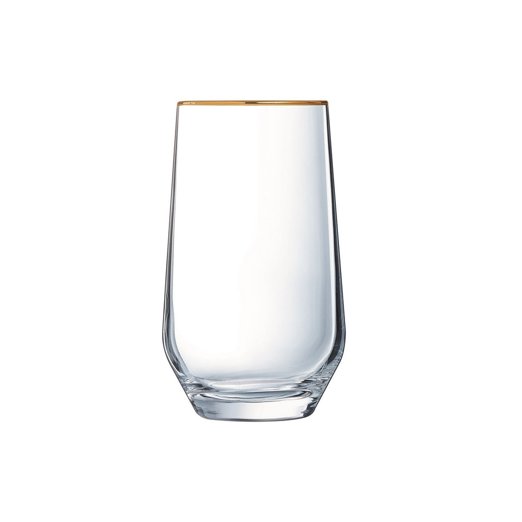Ultime Borde Dorado - 4 vasos de agua - 40 cl - Cristal D'Arques