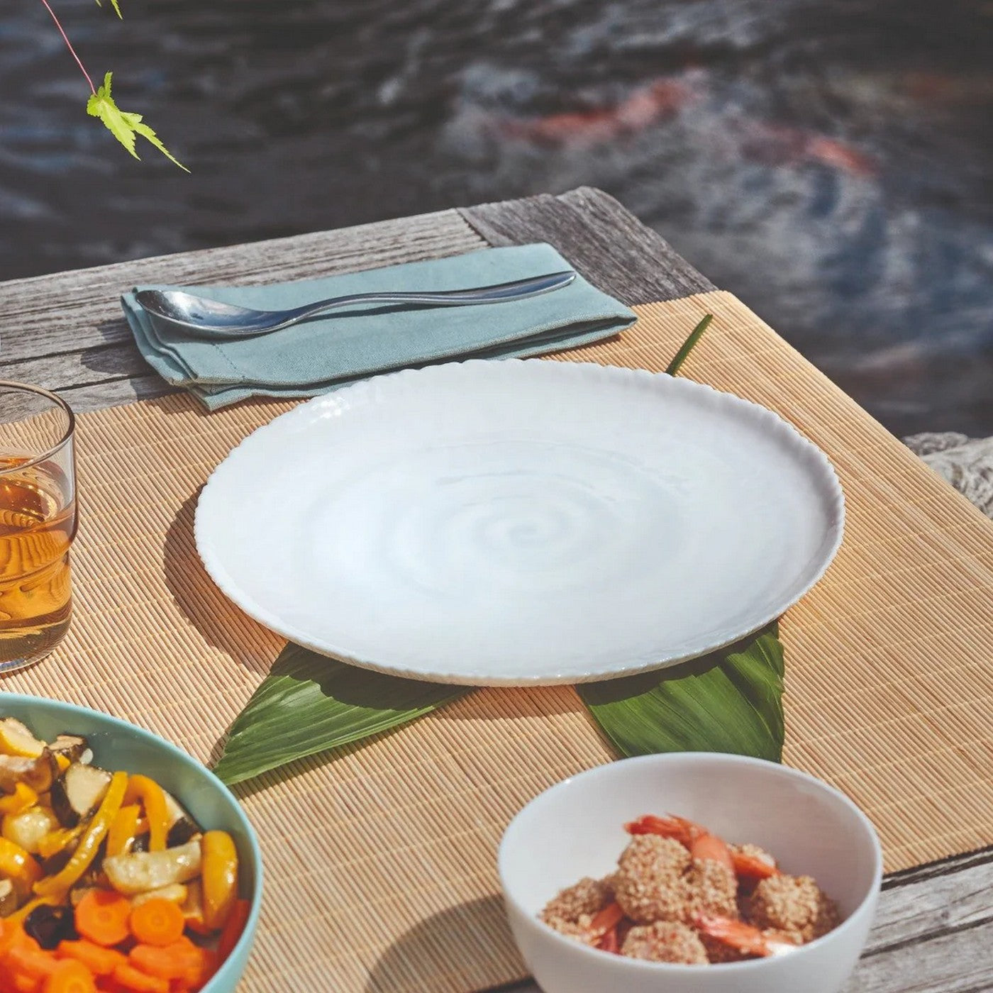 Ammonite - 6 Dinner Plates - Extra-Resistant Opal Glass - White - 26cm - Luminarc