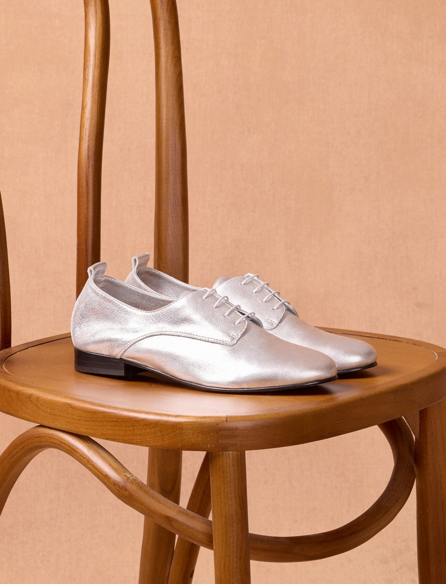 Derbies Louise - Argent - Femme