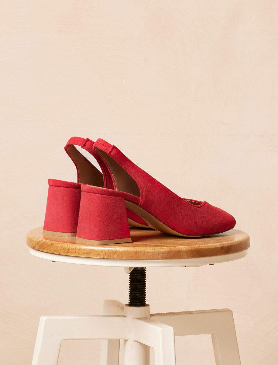 Sandales À Talon Iris - Framboise - Femme
