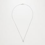 Pendentif "Mon Brillant" D: 0,12/25 - Or Blanc 375/1000