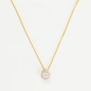 Pendentif "Mon Brillant" Diamants : 0,12/25 - Or Jaune