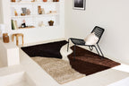 Palermo Shaggy Rug 1060 - Geometric Pattern - Brown - Indoor