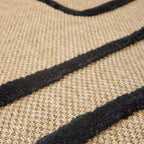 Palma Rug 9490 - Graphic Pattern - Black - Indoor