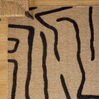 Palma Rug 9490 - Graphic Pattern - Black - Indoor