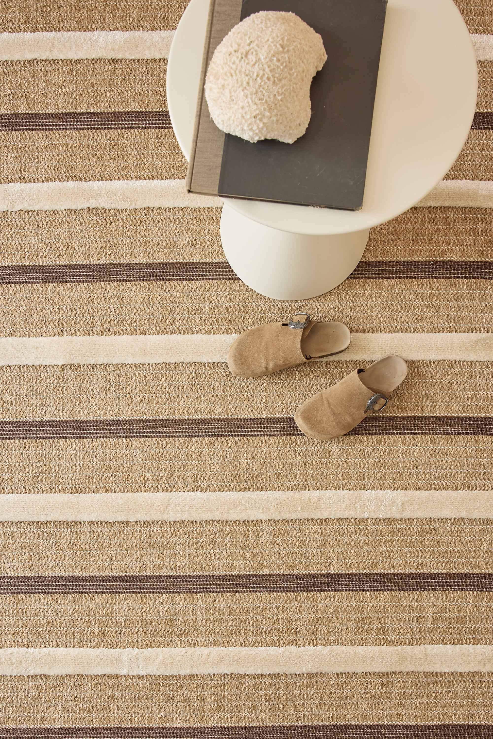 Alfombra aspecto yute - Palma - PALMA estampado cebra