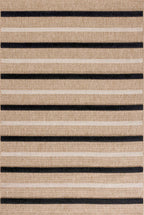 Alfombra aspecto yute - Palma - Borde de damero (Copia) PALMA