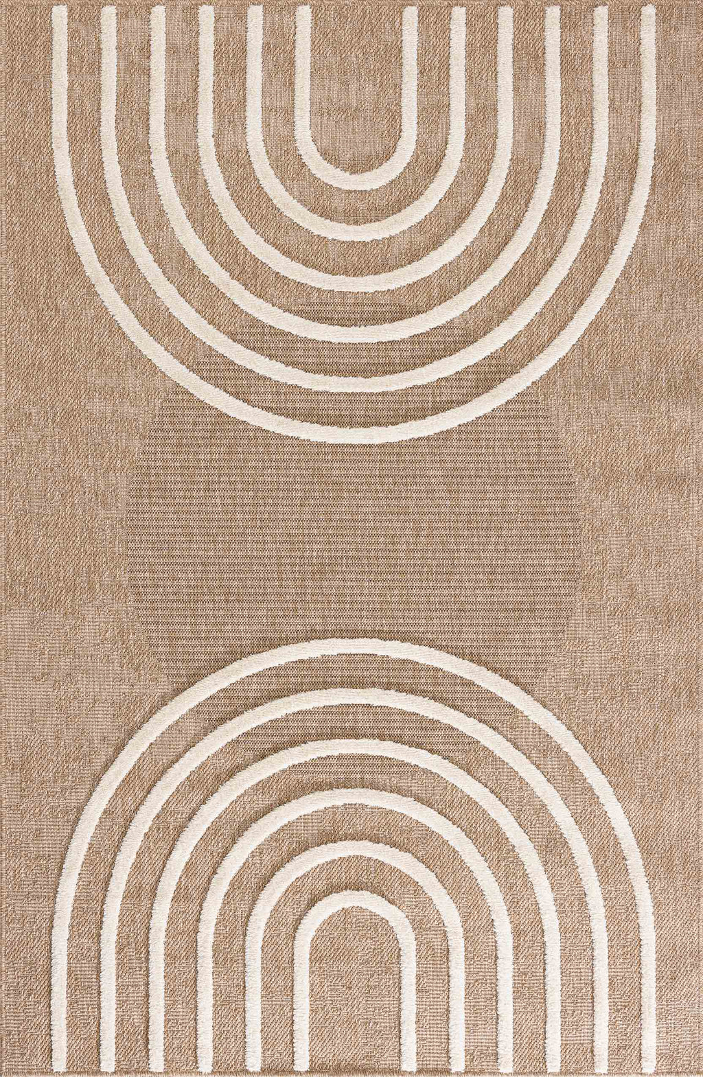 Alfombra aspecto yute - Palma - Motivo de arco PALMA