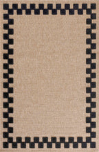 Alfombra Palma 9496 - Estampado Gráfico - Negro - Interior