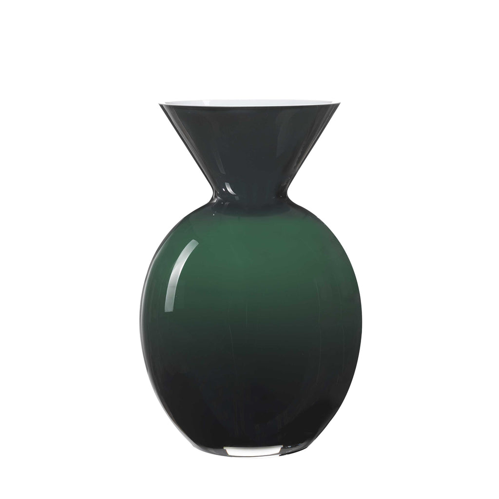 Pallottino - Vase - H30 Cm - Opale/Rouge