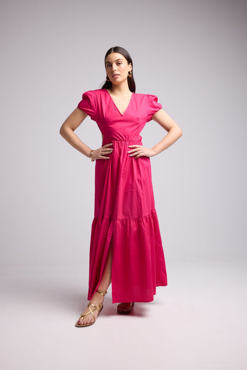 Robe Longue - Paloma - Rose