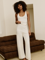 Pantalon Easy Off White