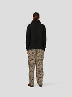 Sakis Trousers in Silky Leopard Print
