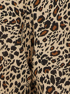 Sakis Trousers in Silky Leopard Print