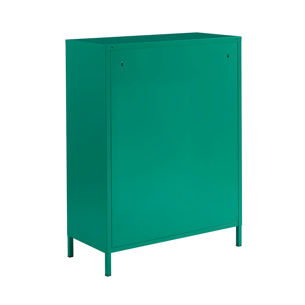 Aparador - Metal - Verde Esmeralda - 2 Puertas