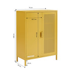 Aparador - Metal - Amarillo Mostaza