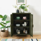 Buffet - Métal - Vert Olive
