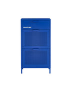 Meuble À Chaussures - Métal - Bleu Électrique