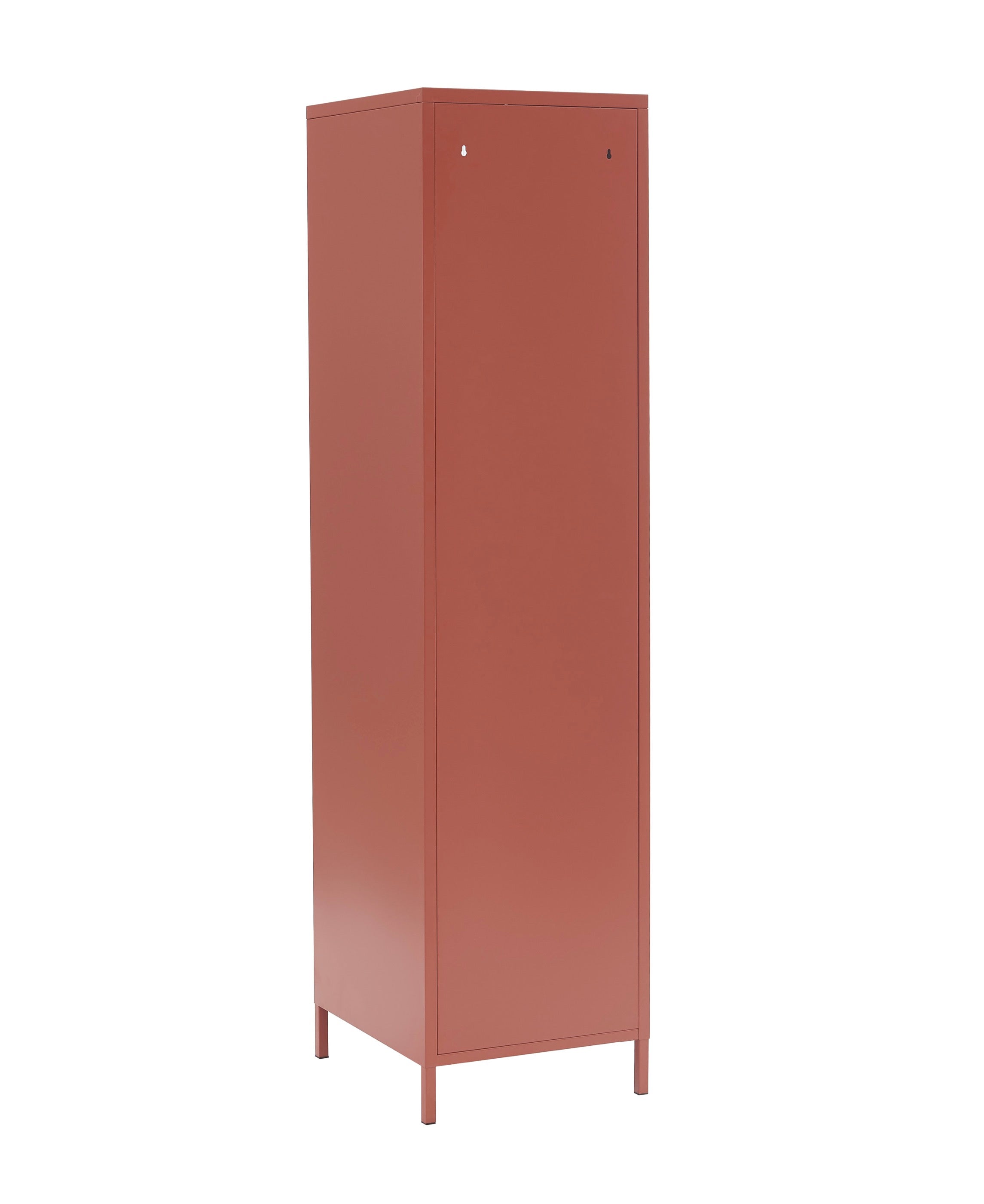 Cloakroom - Terracotta - Fluted Glass Door