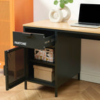 Desk - Metal - Anthracite Gray