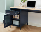 Bureau - Métal - Bleu Nuit