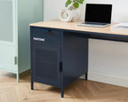 Bureau - Métal - Bleu Nuit