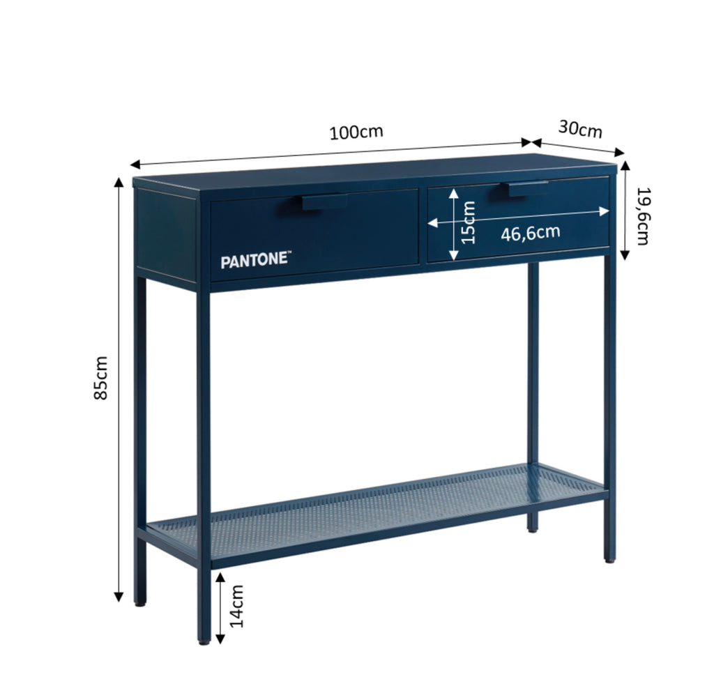 Console - Metal - Midnight Blue