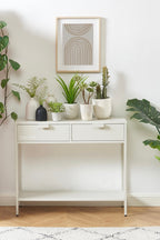 Console - Métal - Beige Sable