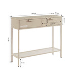 Console - Métal - Taupe